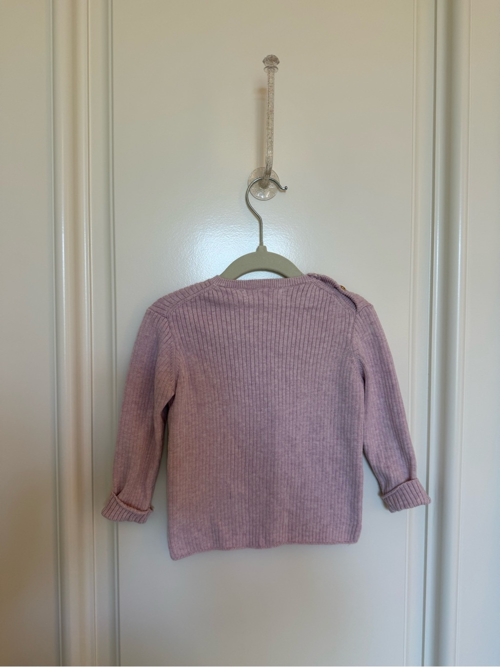 Zara Buttoned Ribbed Sweater - Picture 4 of 5